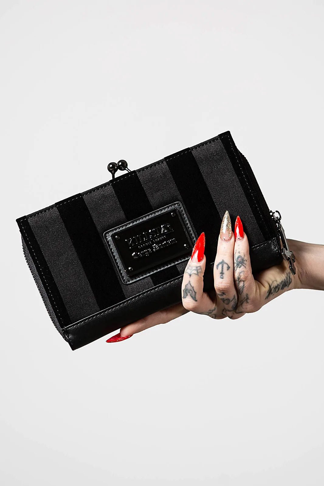 Earn Your Stripes Large Wallet - bags & wallets - VampireFreaks - Killstar