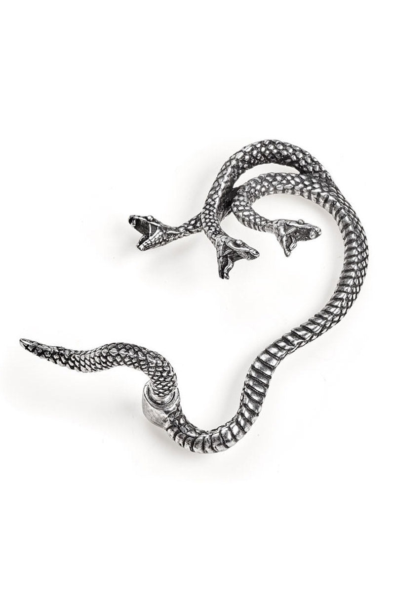 gothic occult snake ear wrap