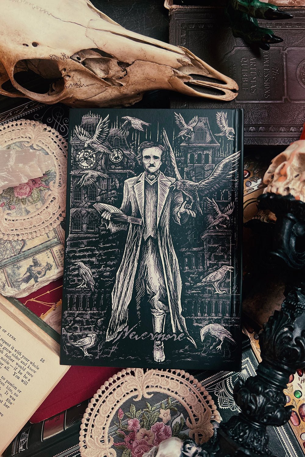 Edgar Allan Poe Raven Journal - stationery - VampireFreaks - VampireFreaks