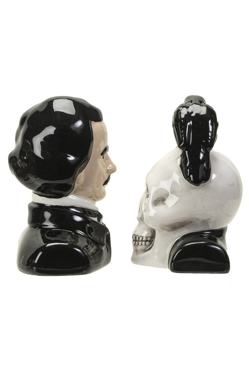 Edgar Allan Poe Salt & Pepper Shaker Set - housewares - VampireFreaks - Pacific Giftware