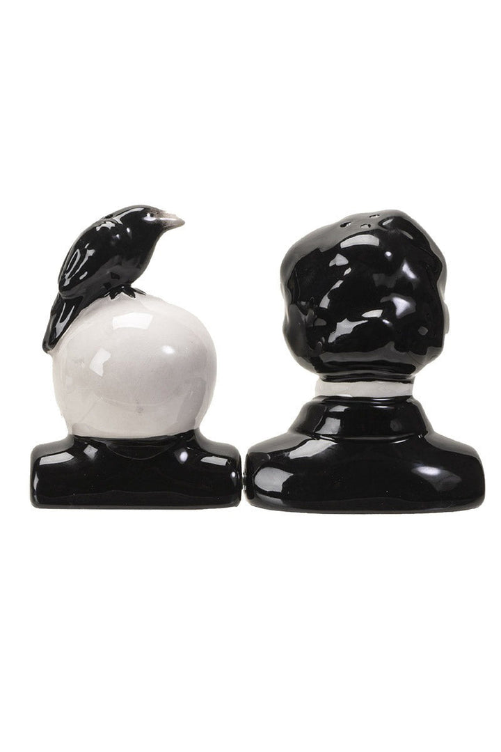 Edgar Allan Poe Salt & Pepper Shaker Set - housewares - VampireFreaks - Pacific Giftware