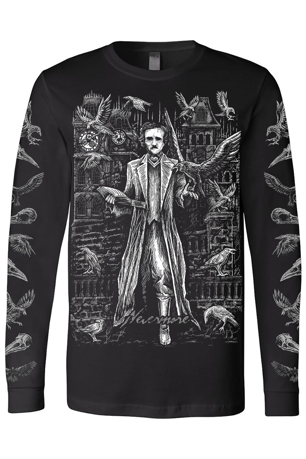 Edgar Allan Poe T-shirt - graphic t-shirt - VampireFreaks - VampireFreaks