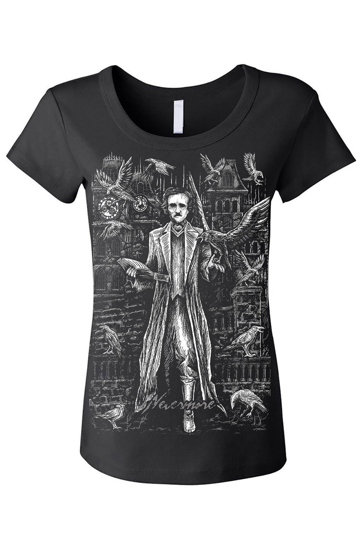 Edgar Allan Poe T-shirt - graphic t-shirt - VampireFreaks - VampireFreaks