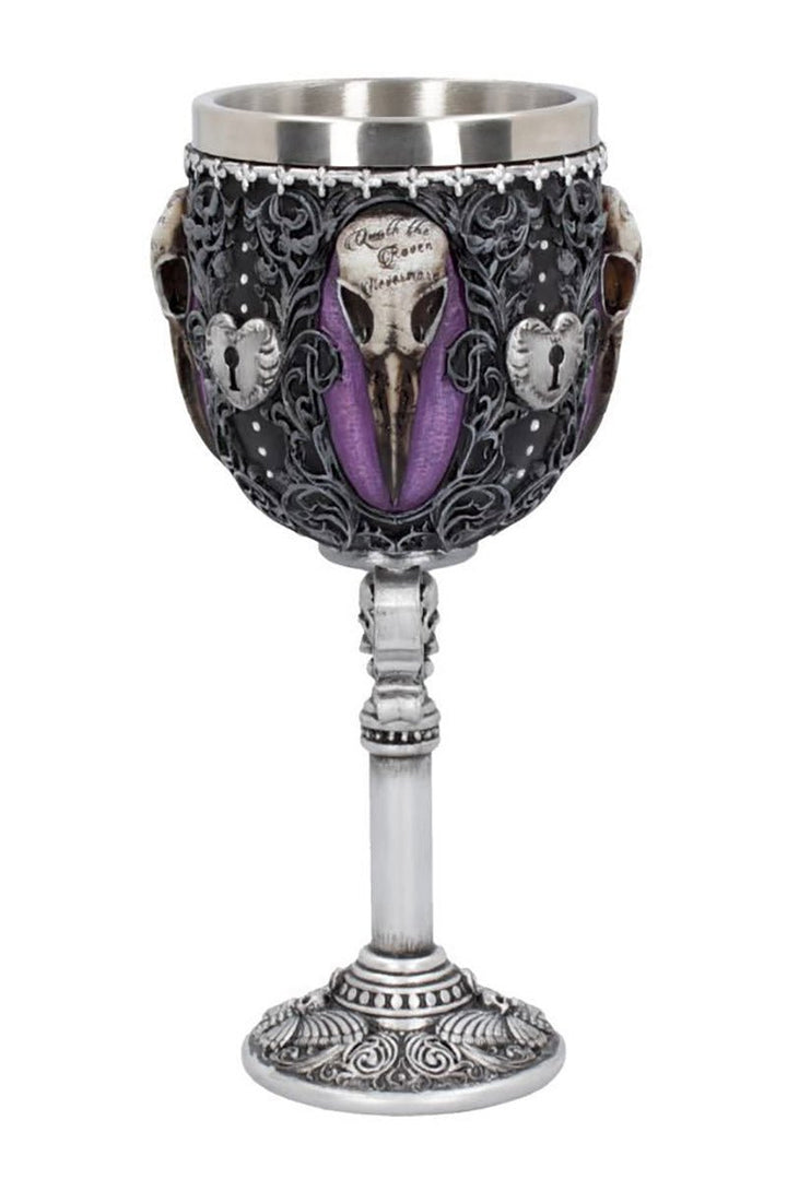 Edgar's Raven Goblet - housewares - VampireFreaks - Nemesis Now