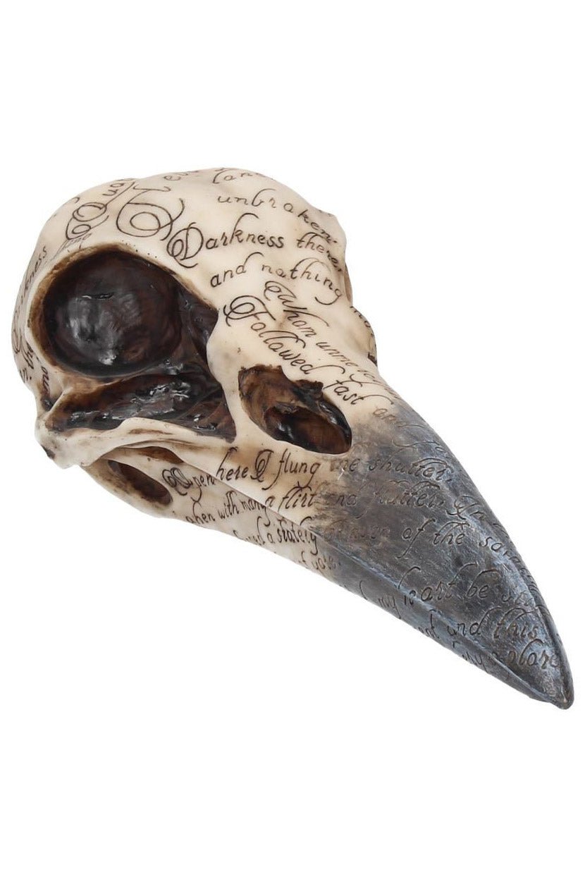 Edgar's Raven Skull Statue