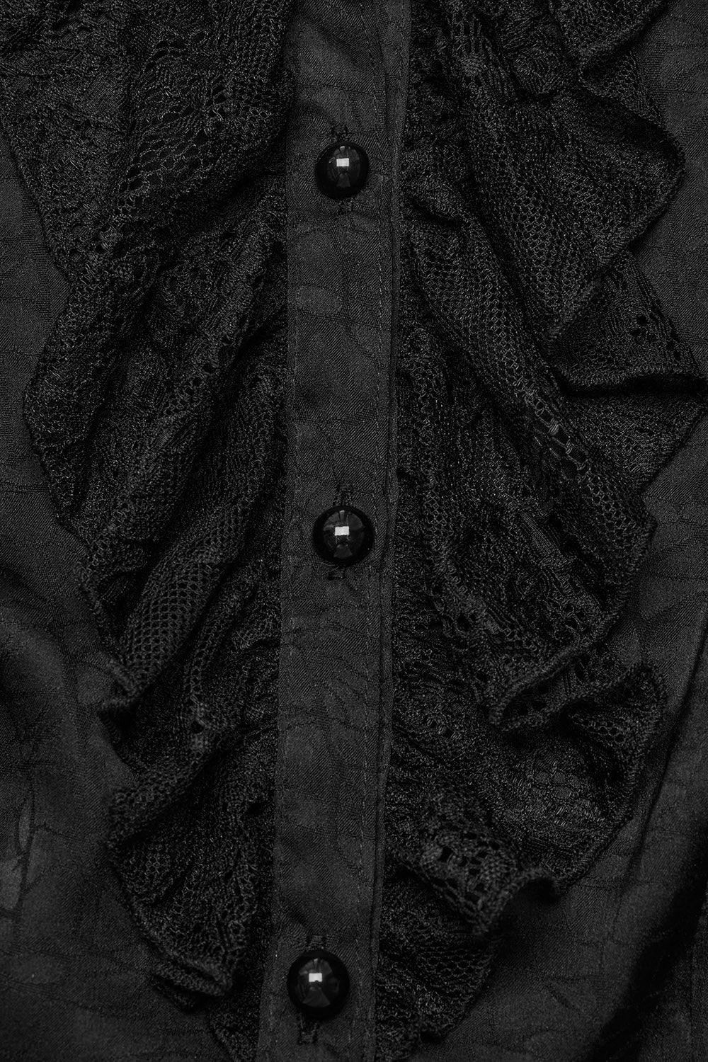 Edwardian Goth Button - Up Blouse - womens tops - VampireFreaks - Punk Rave