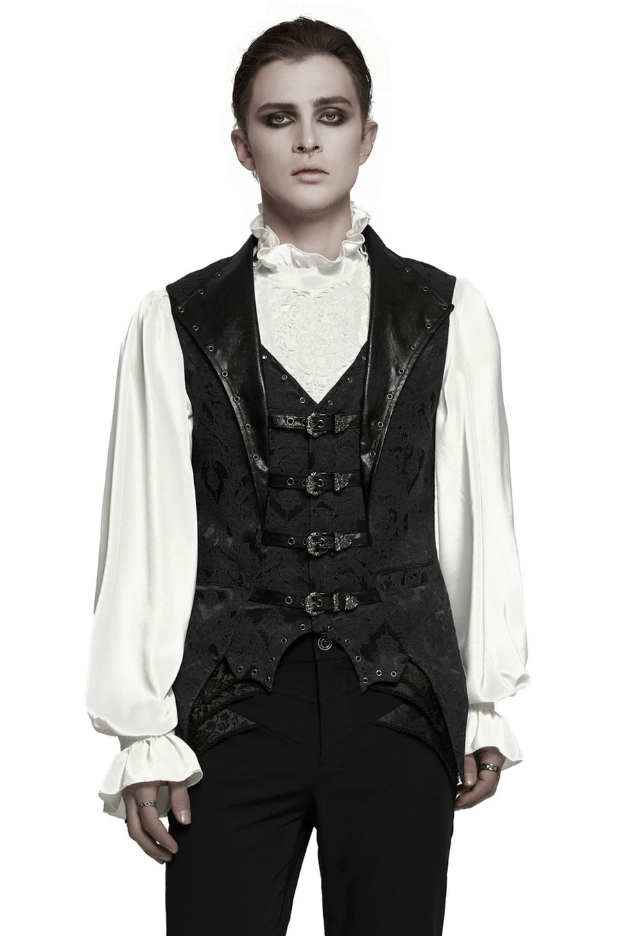 deep v-neckline vest for men
