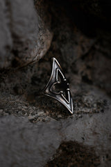 steel gothic renaissance fair ring