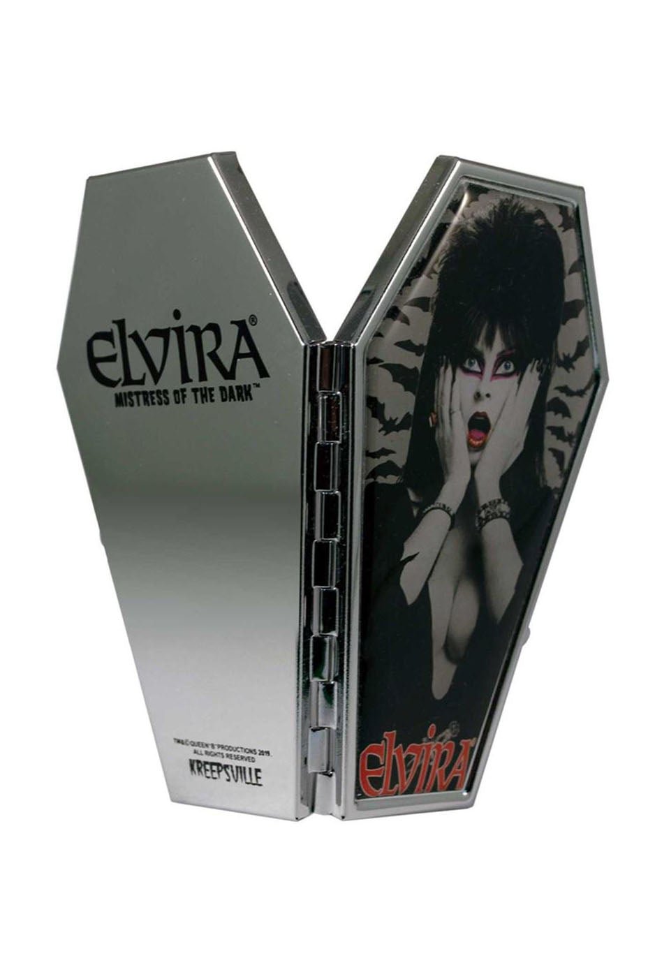 Elvira Coffin Compact Mirror