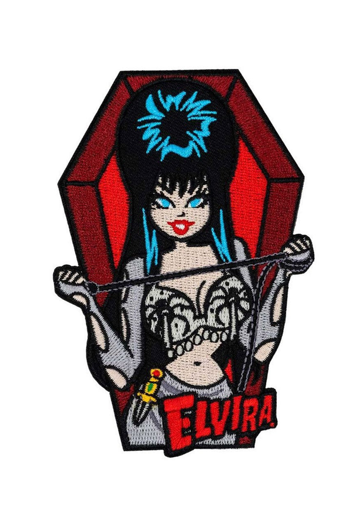 Elvira Coffin Spiders Patch - pins & patches - VampireFreaks - Kreepsville