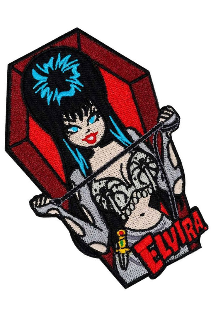 Elvira Coffin Spiders Patch - pins & patches - VampireFreaks - Kreepsville