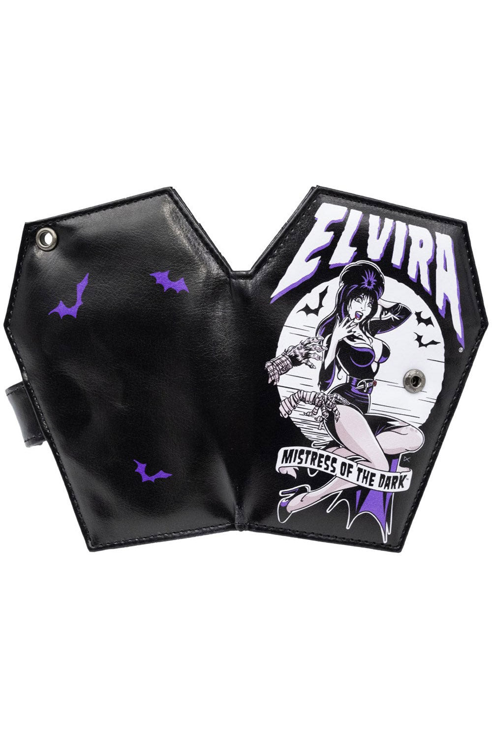 Elvira Coffin Wallet Monster Hands - bags & wallets - VampireFreaks - Kreepsville