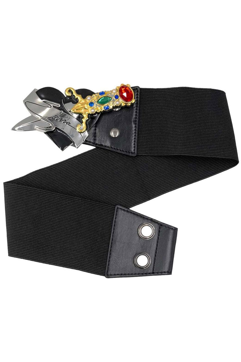 Elvira Dagger Elastic Waist Belt - belts - VampireFreaks - Kreepsville