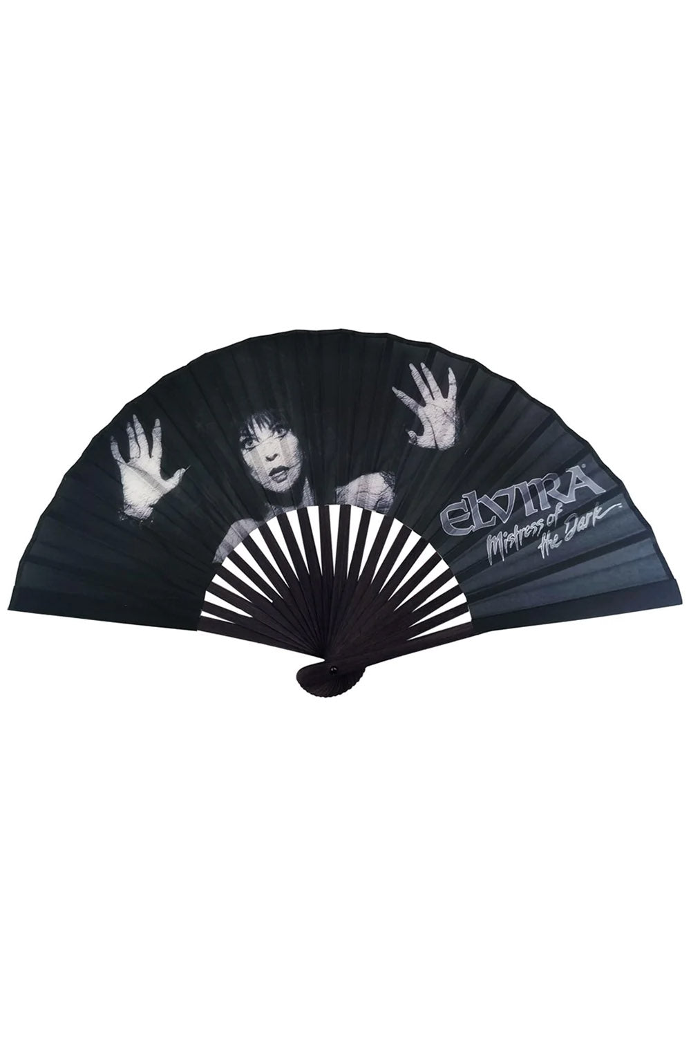 Elvira Dark Love Fabric Fan - umbrellas - VampireFreaks - Kreepsville