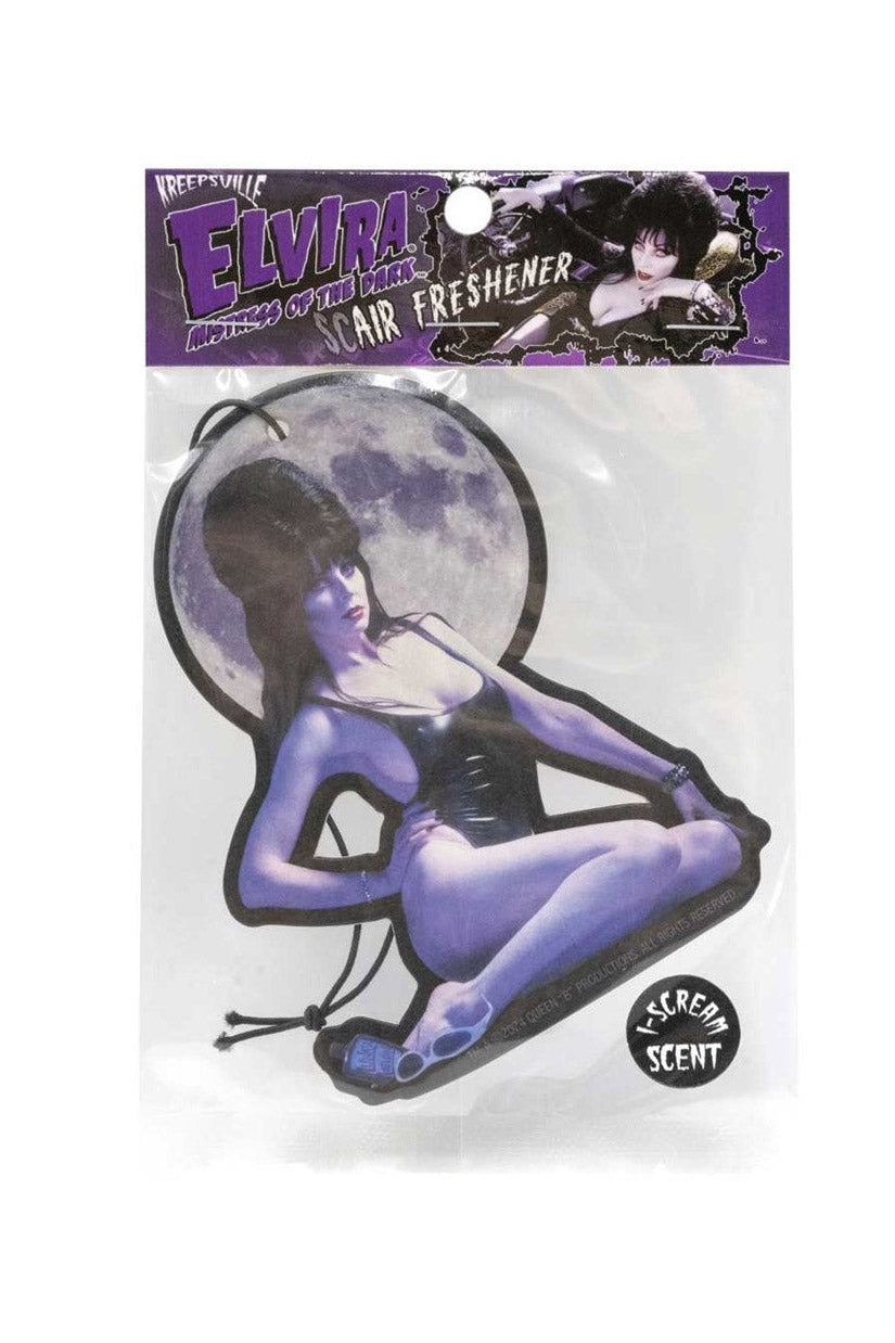 gothic car air freshener of elvira