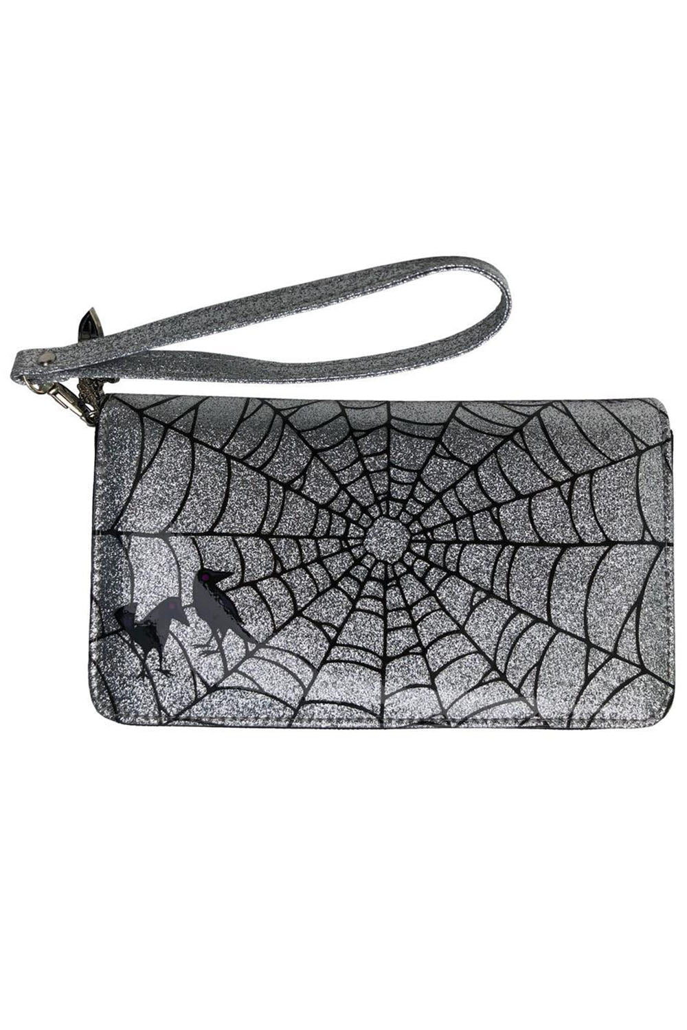 Elvira Glitter Clutch Wallet - bags & wallets - VampireFreaks - Kreepsville