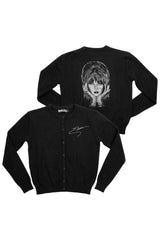 Elvira Rhinestone Portrait Cardigan