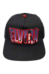 Elvira Lay Down Logo Red Hat - hats & scarves & headwear - VampireFreaks - Kreepsville