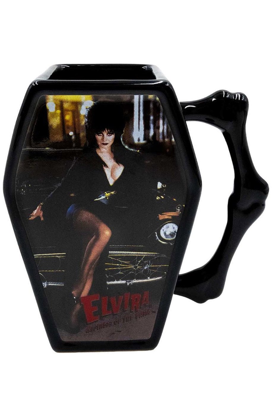 Elvira Macabre Mobile Coffin Mug - housewares - VampireFreaks - Kreepsville