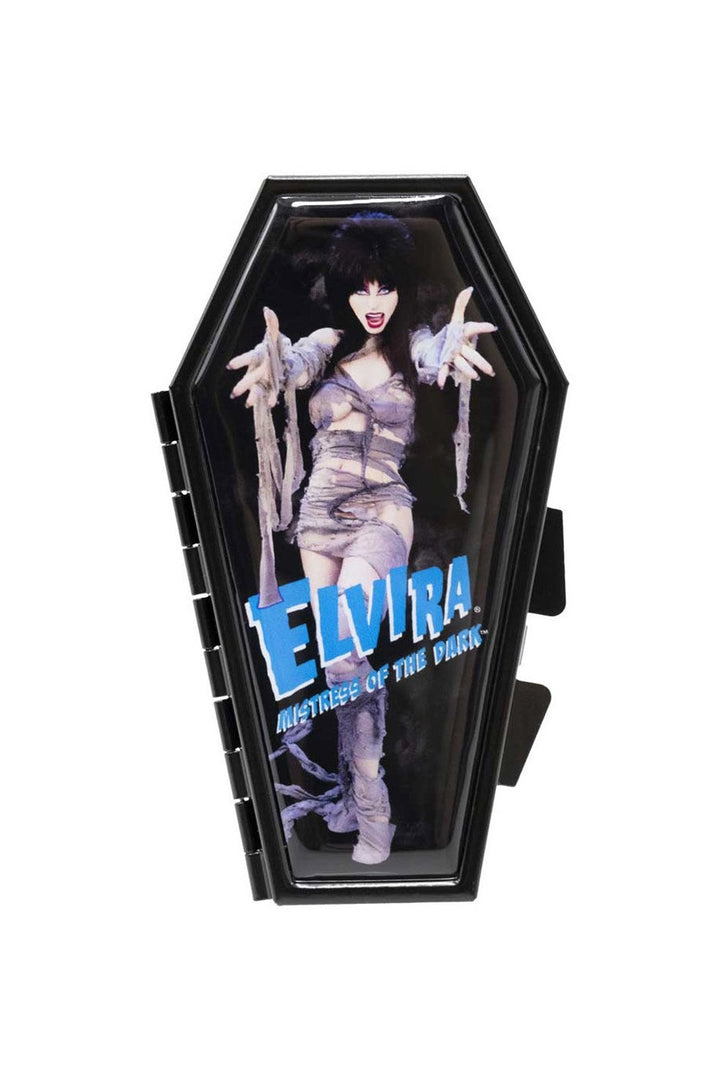 elvira coffin shaped compact mirror