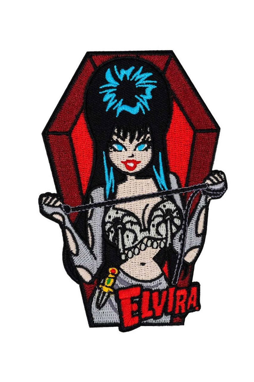 embroidered elvira patch