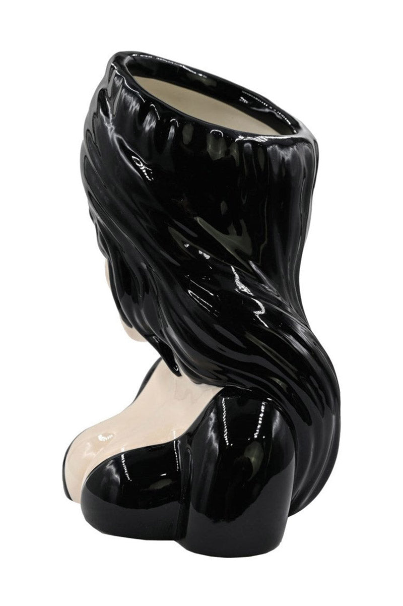 Elvira Portrait Ceramic Vase - housewares - VampireFreaks - Kreepsville