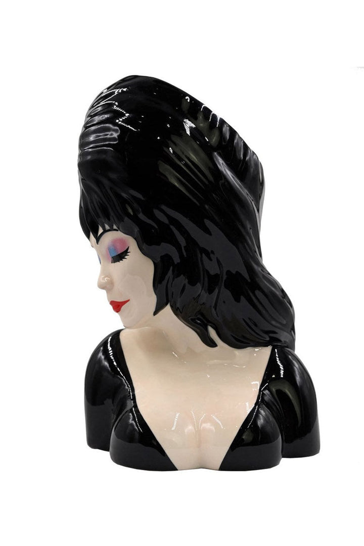 Elvira Portrait Ceramic Vase - housewares - VampireFreaks - Kreepsville