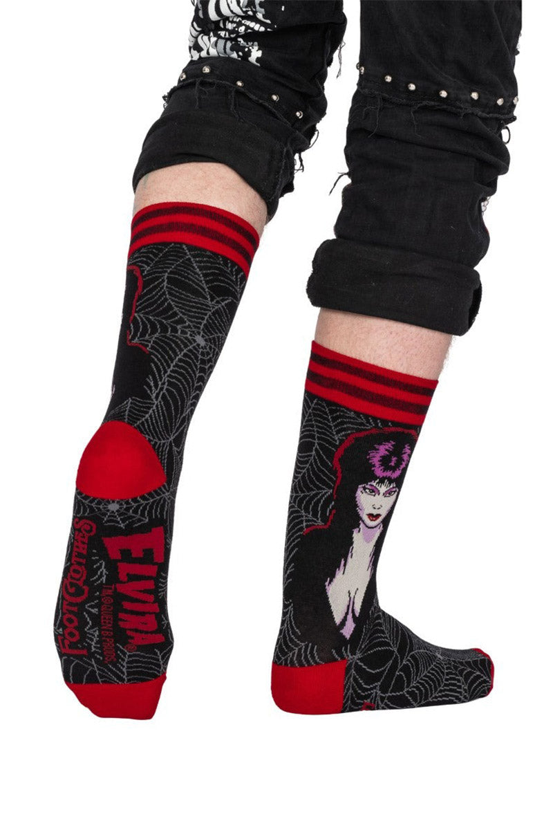 knitted elvira socks