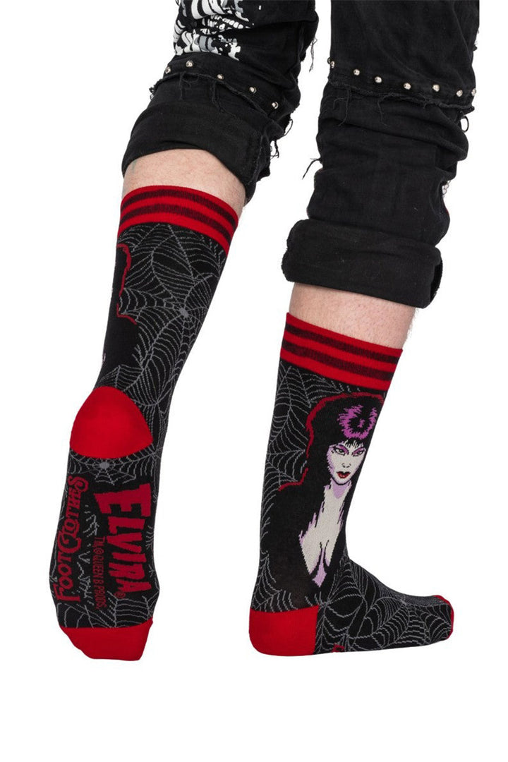 knitted elvira socks