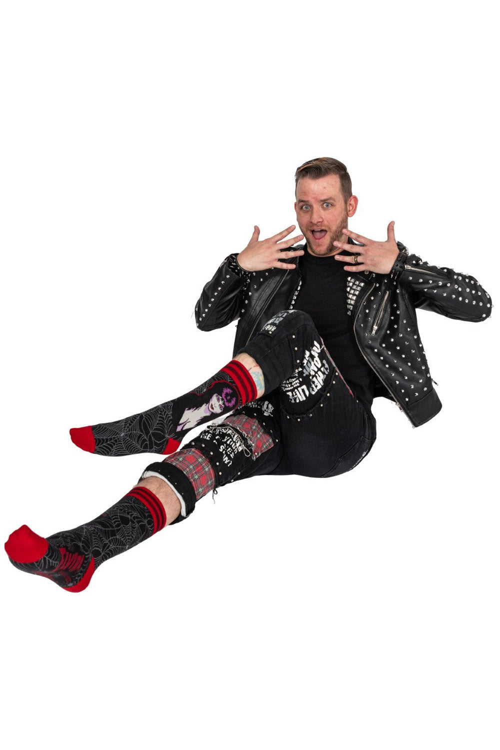 spooky halloween crew socks 