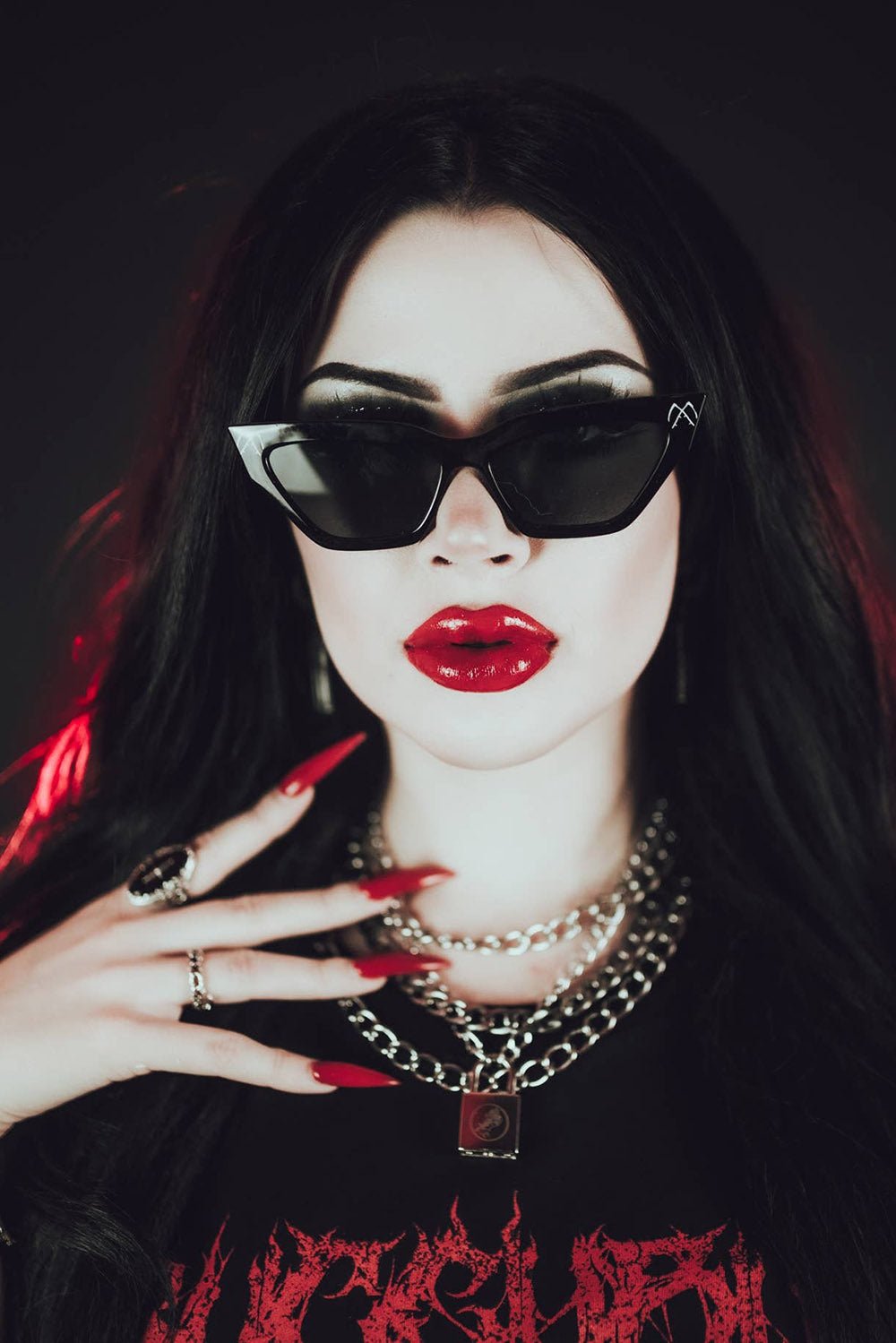 Elvira Sunglasses - goggles & glasses - VampireFreaks - The Pretty Cult