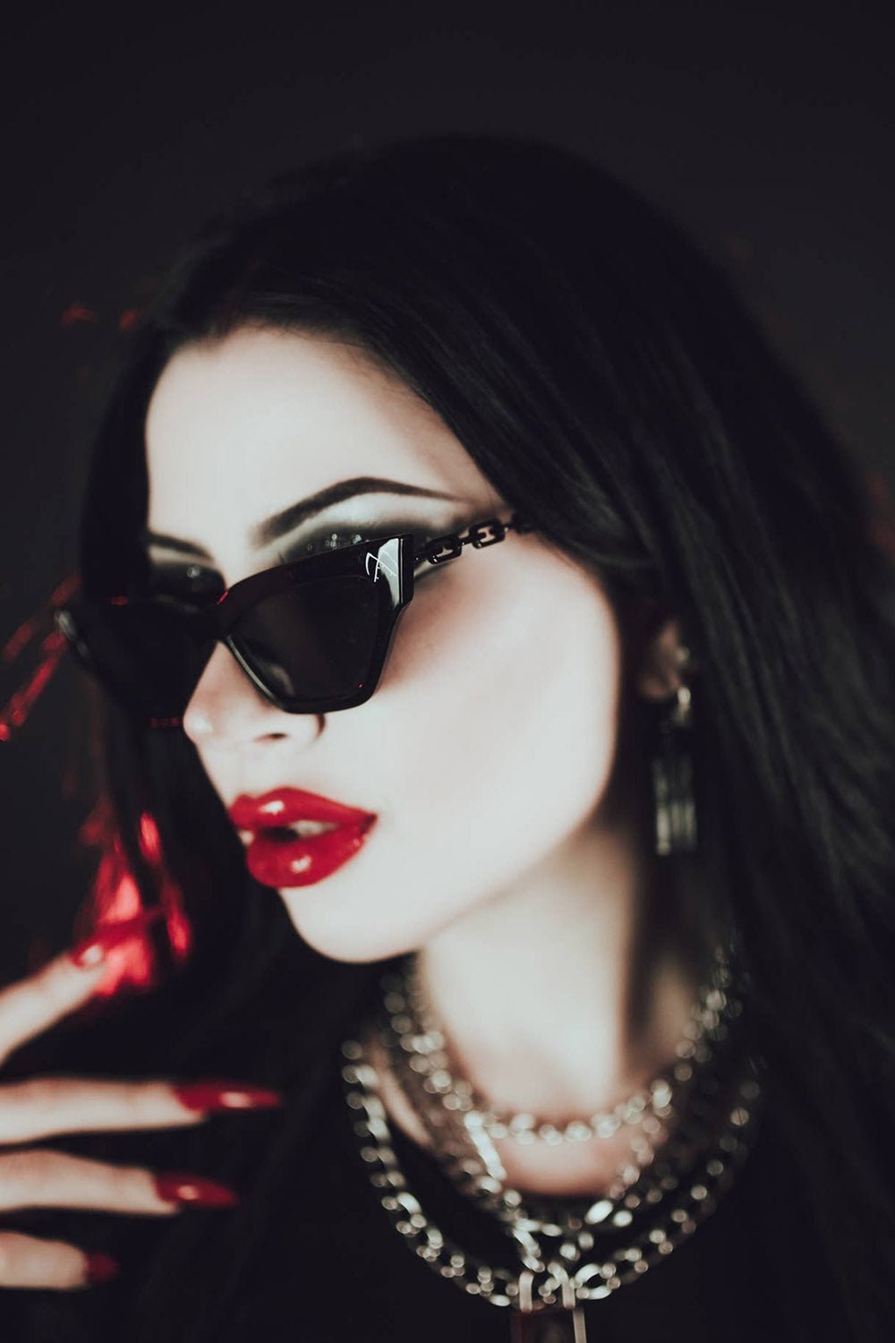 Elvira Sunglasses - goggles & glasses - VampireFreaks - The Pretty Cult