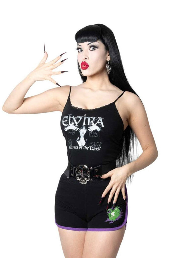 lace elvira tank top
