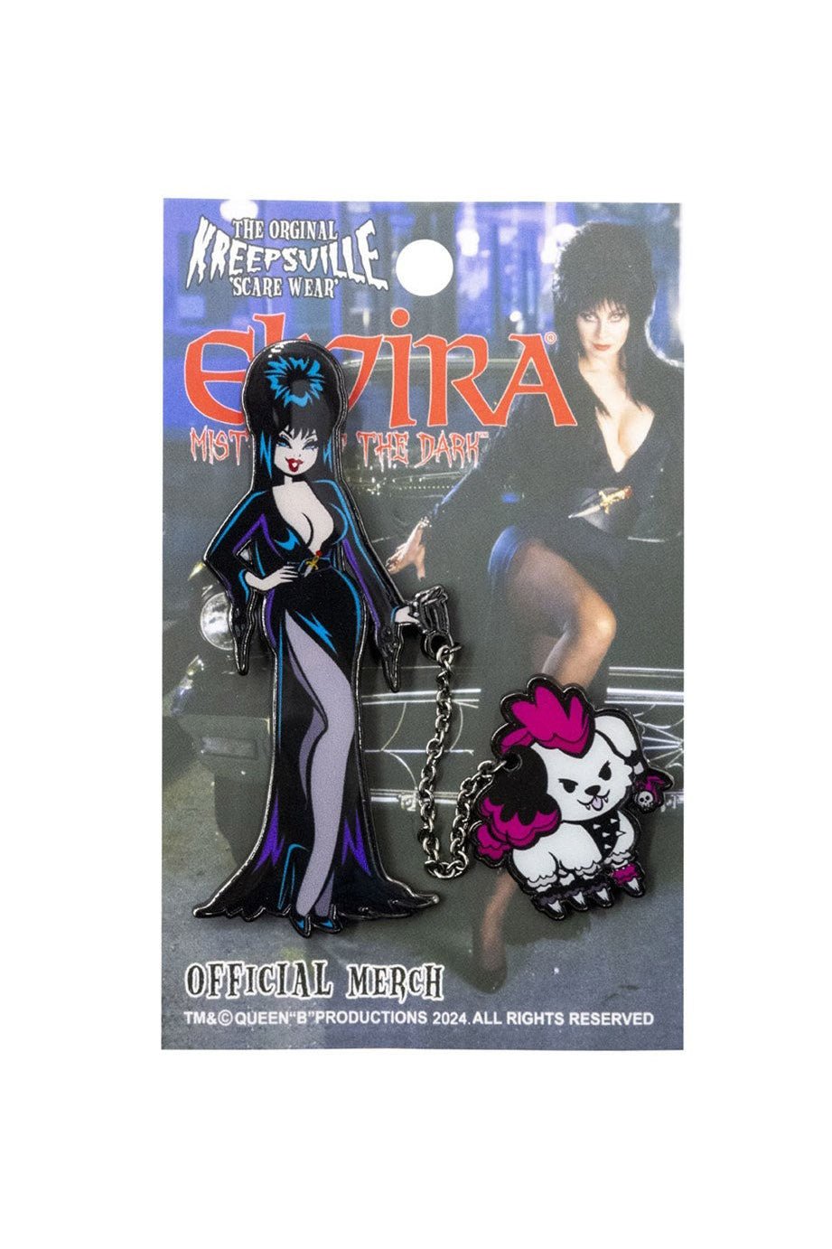 Elvira Walking Gonk Enamel Pin Set