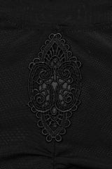 Embalmed Fauna Gothic Turtleneck Top [Plus Size] - womens tops - VampireFreaks - Punk Rave