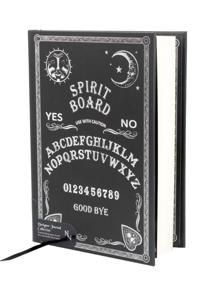 Embossed Black and White Spirit Board Journal - stationery - VampireFreaks - Nemesis Now