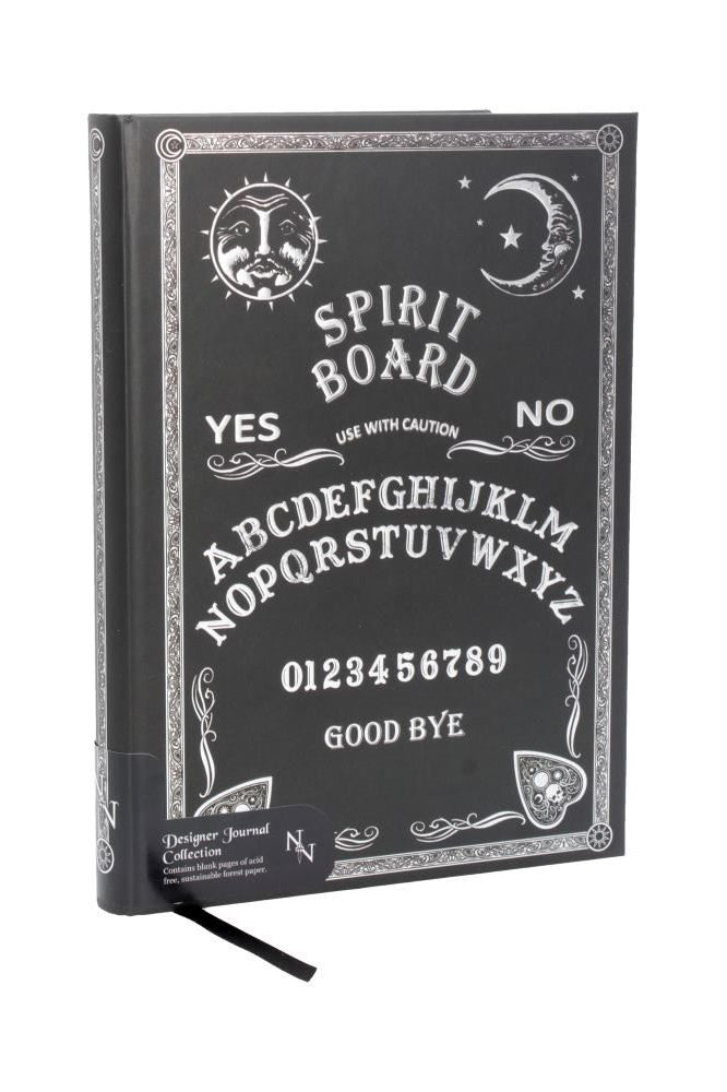 Embossed Black and White Spirit Board Journal