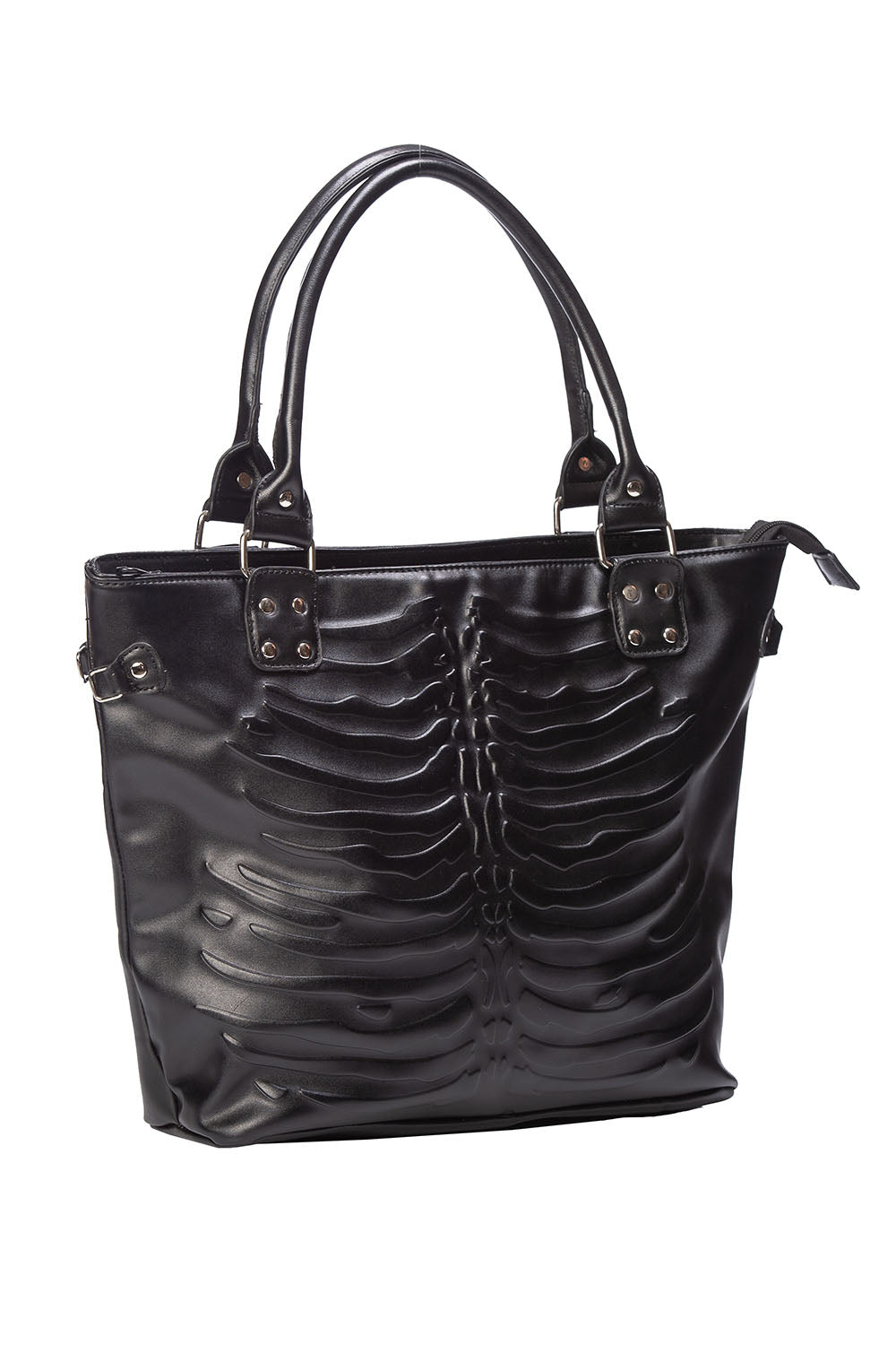 Embossed Skeleton Ribcage Bag - bags & wallets - VampireFreaks - Banned Apparel / Lost Queen