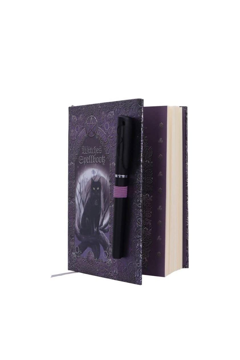 Embossed Witches Spell Book A5 Journal [with Pen] - stationery - VampireFreaks - Nemesis Now