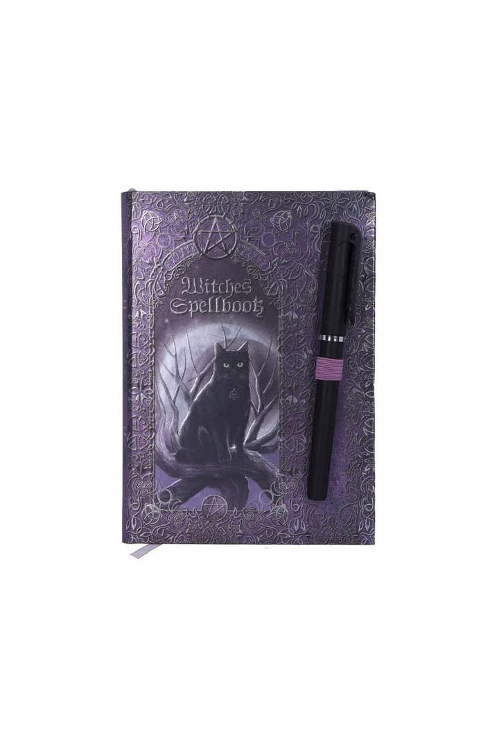 Embossed Witches Spell Book A5 Journal [with Pen] - stationery - VampireFreaks - Nemesis Now