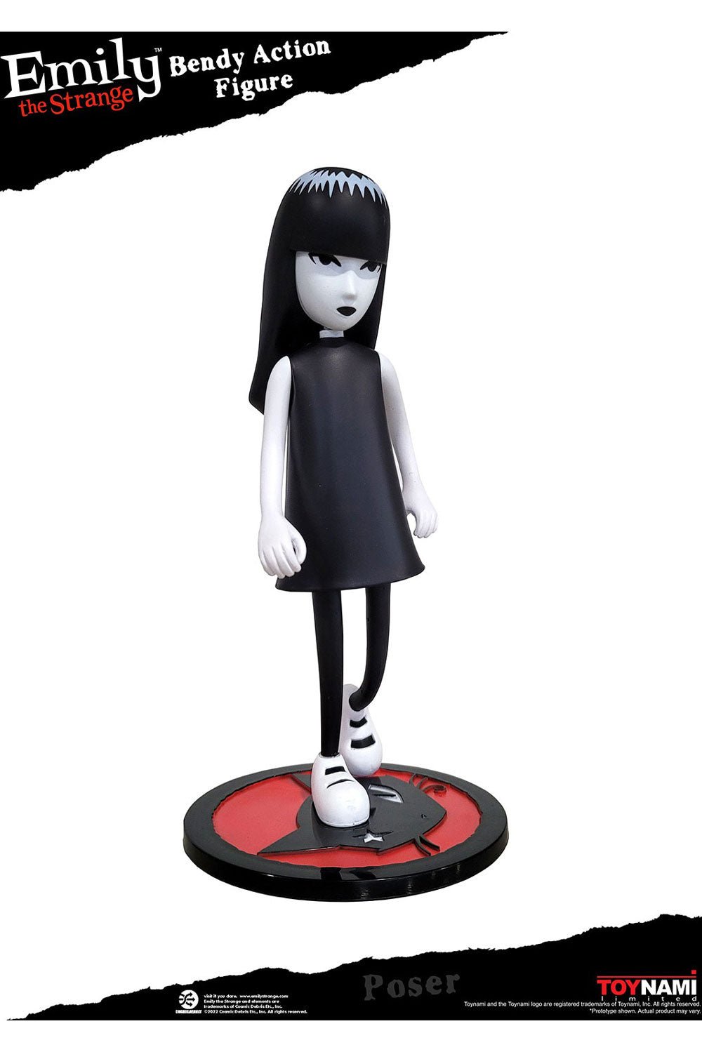 Emily The Strange 6" Bendy Action Figure - toys - VampireFreaks - Toynami