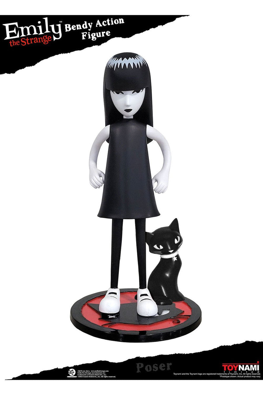 Emily The Strange 6" Bendy Action Figure