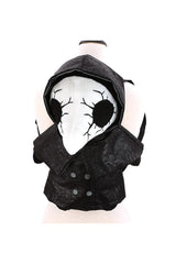 spooky horror heavy metal plague doctor backpack