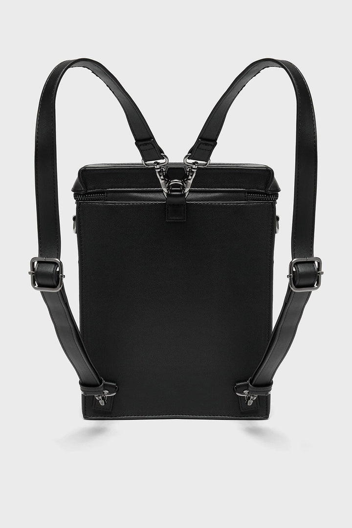 creepy cute vegan leather backpack