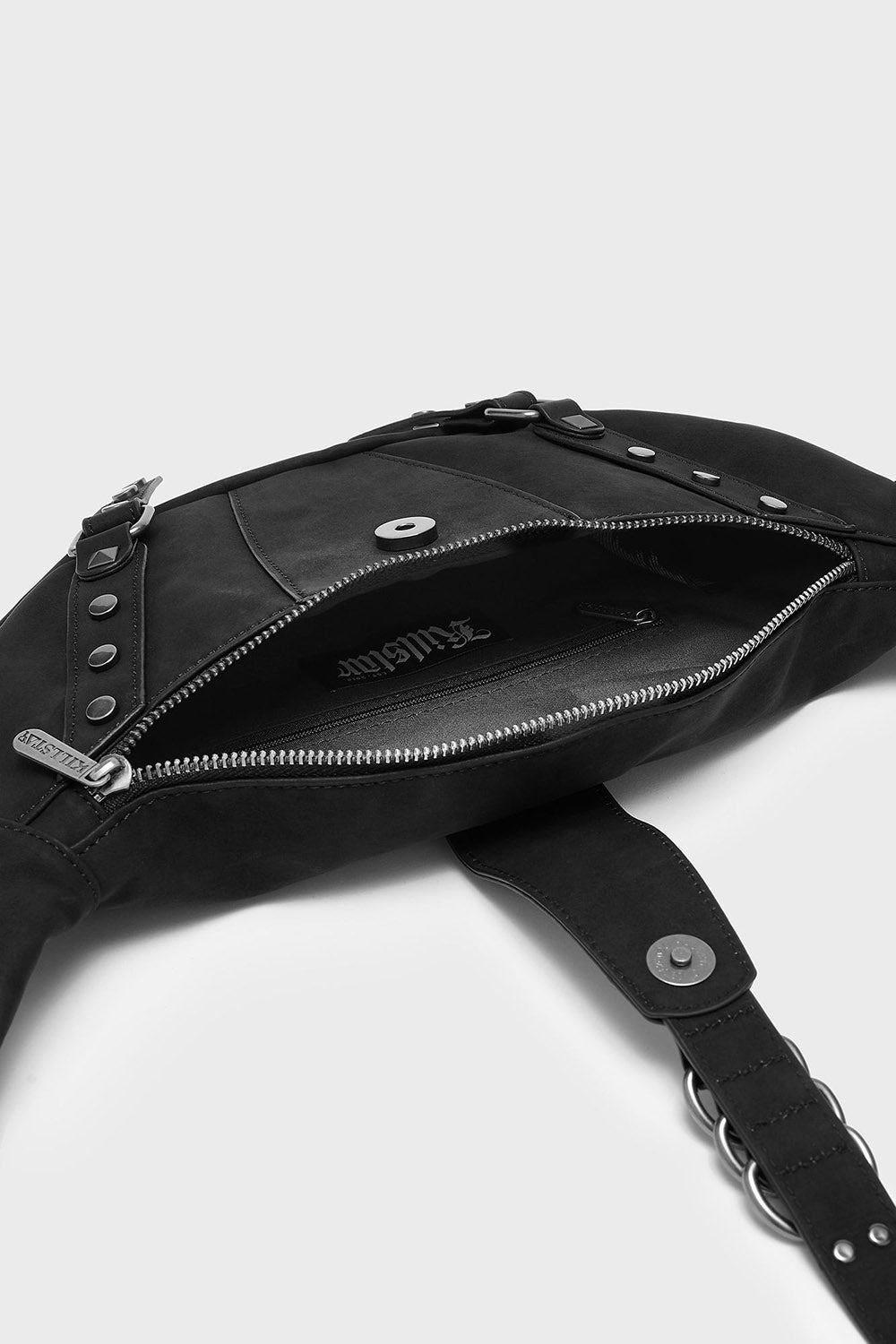 studded punk waist bag fanny pack