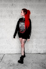 bat sleeve sweatshirt