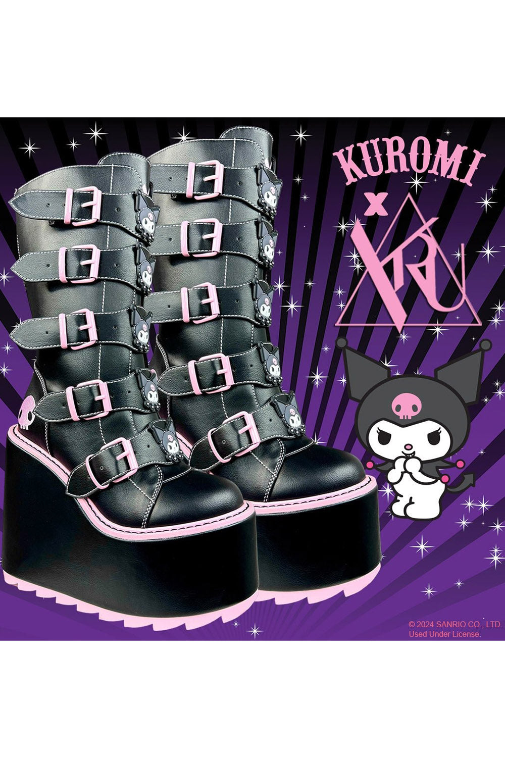 その他 KUROMI Dune Kuromi Platform Boots [Black] [NO RESTOCKS] – VampireFreaks