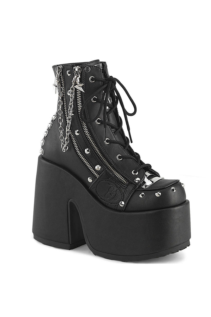 womens gothic zippered demonia boots