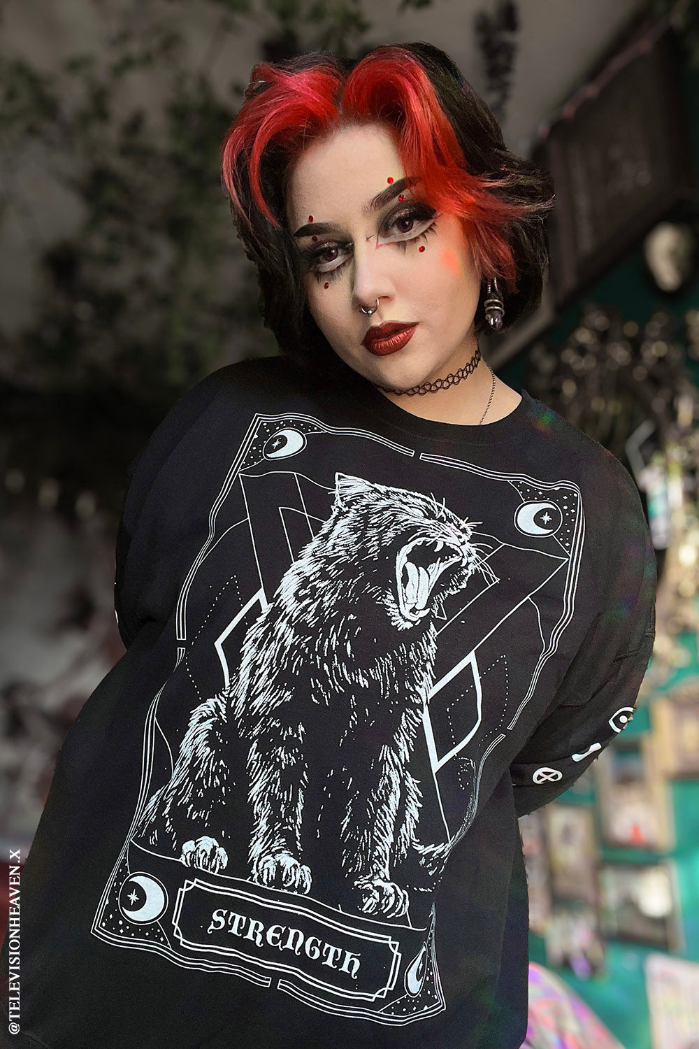 Strength Kitty Tarot Sweatshirt