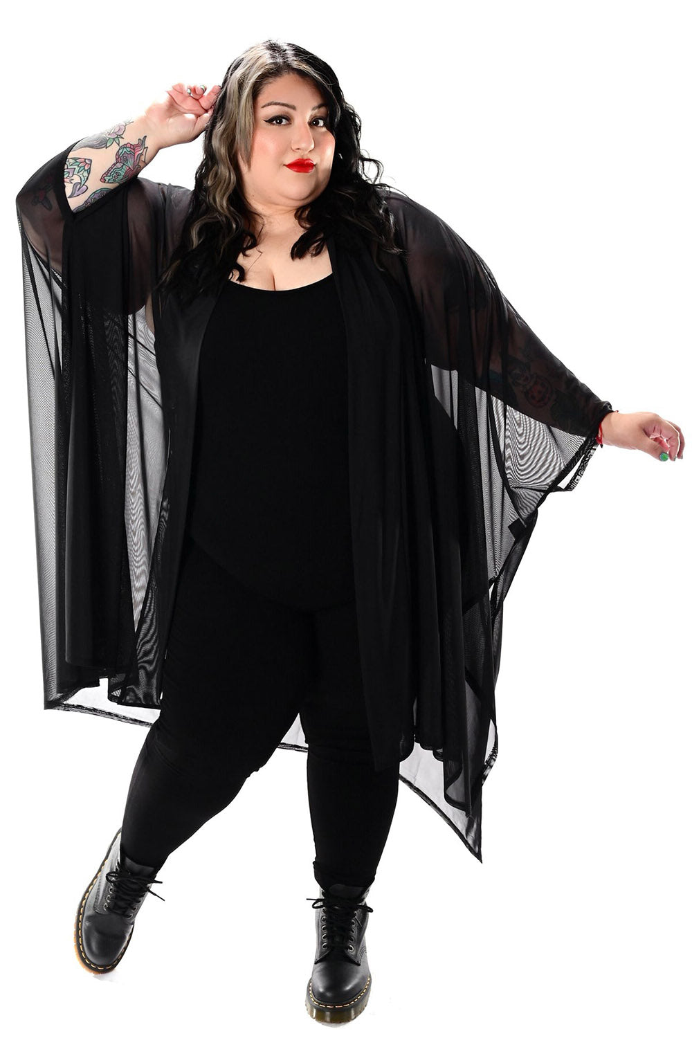 witchy mesh cape